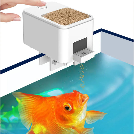 Smart WiFi App-Controlled Automatic Fish Tank Feeder with Timer