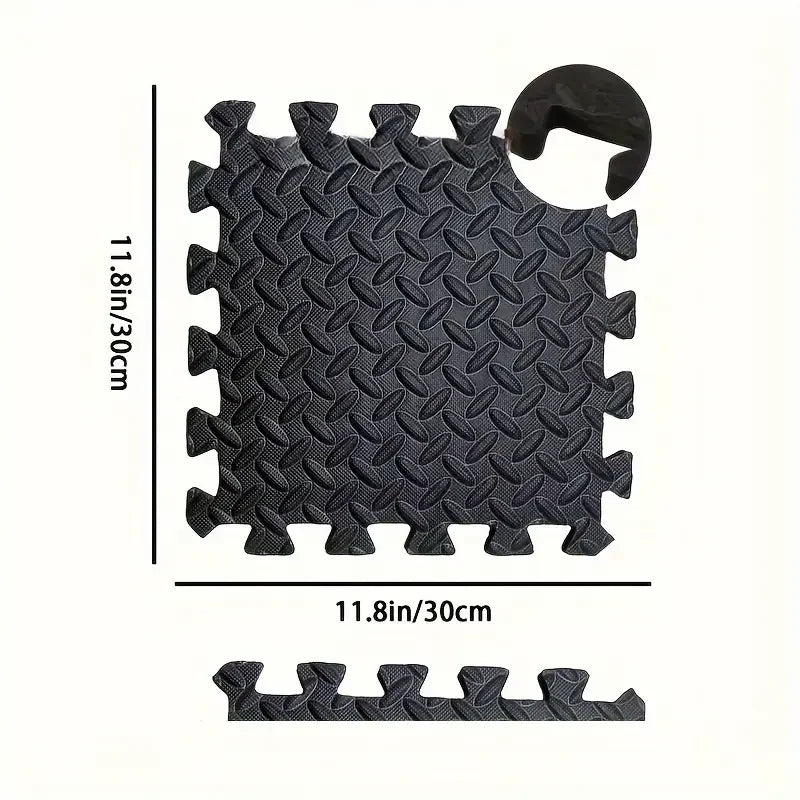 8/16 Pcs Foam Fitness Non Slip Yoga Mat Fitness Floor Tile Protection