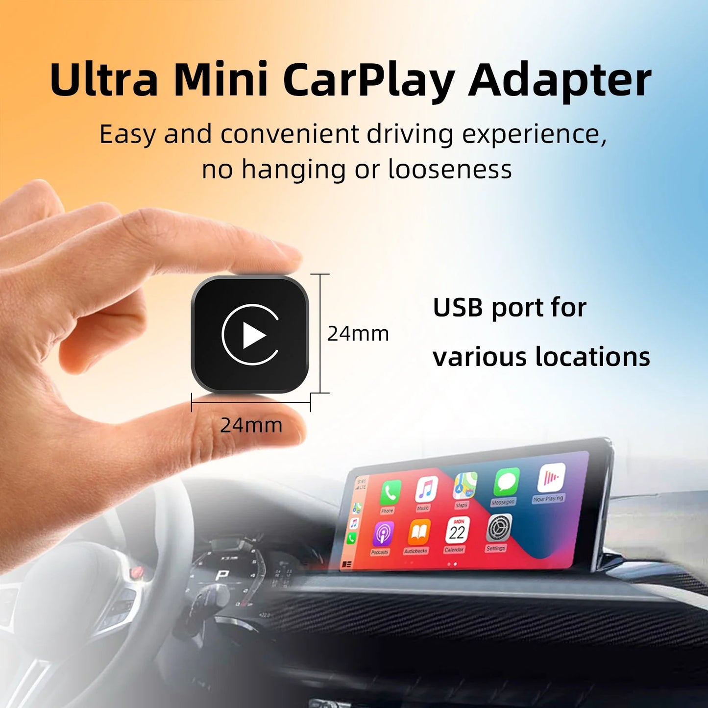 Wired to Wireless CarPlay & Android Auto Dongle, Adapter Stable Sync, 2026 model