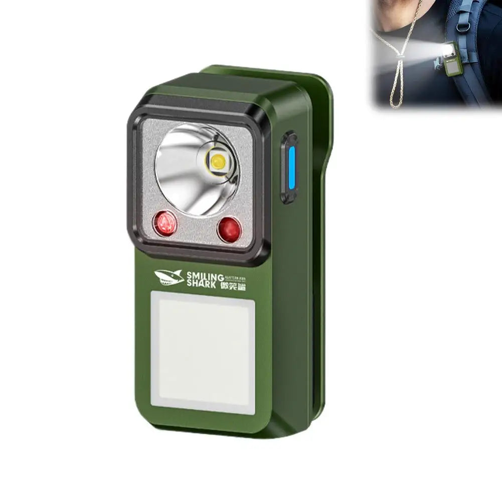 Lampe torche LED magnétique à clipser, éclairage ultra-durable pour l'extérieur, lampe de travail d'urgence, rechargeable, pour le camping et la randonnée