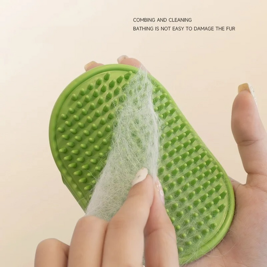 Soft Rubber Dog Brush