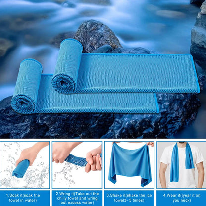 Microfiber Sports Towel – Quick Dry, Super Absorbent, Ultra Soft & Lightweight for Gym, Swimming, Yoga, Beach & Camping