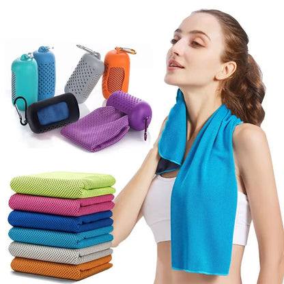 Microfiber Sports Towel – Quick Dry, Super Absorbent, Ultra Soft & Lightweight for Gym, Swimming, Yoga, Beach & Camping