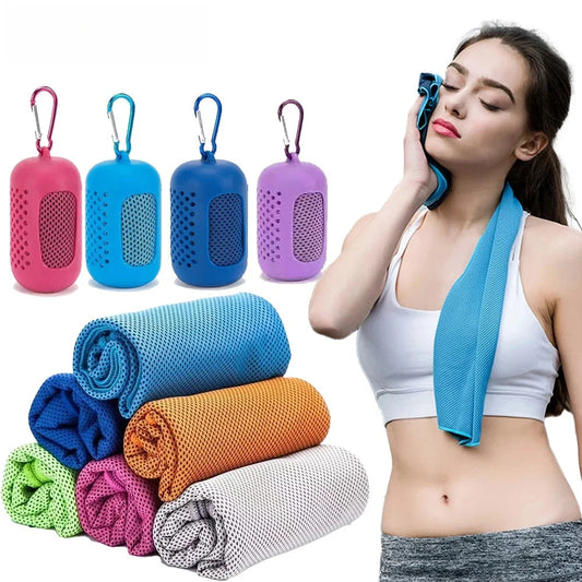Microfiber Sports Towel – Quick Dry, Super Absorbent, Ultra Soft & Lightweight for Gym, Swimming, Yoga, Beach & Camping