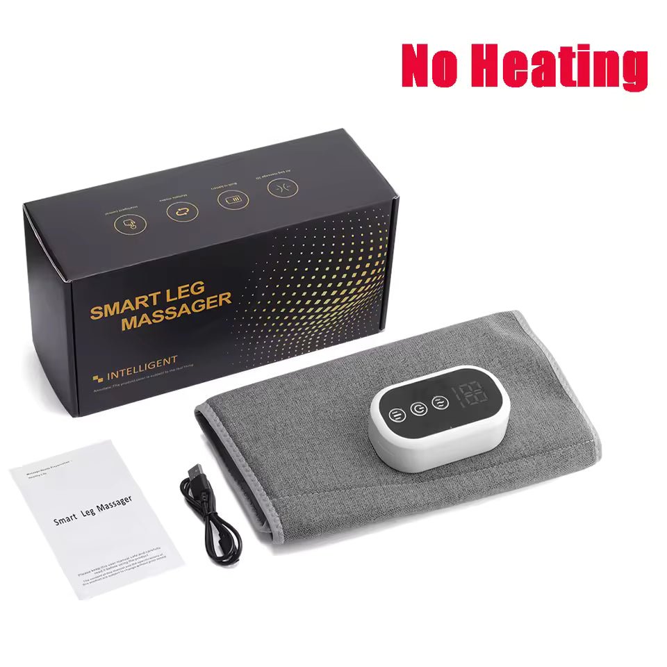 360° Air Pressure Calf Massager Leg Air Pressure Electric Airbag Compresstion Heated Hot Compress Muscle Relax Massage Device