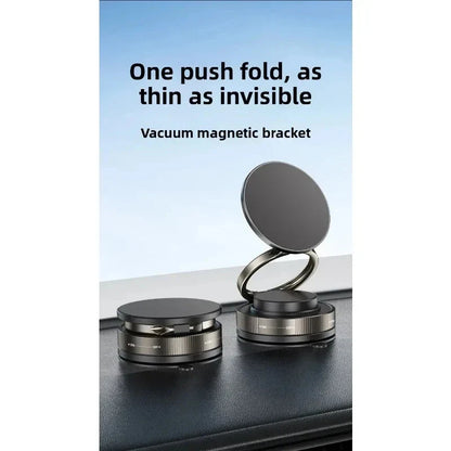 Vacuum Suction Magnetic Phone Mount – Adjustable Swivel Lock Windshield Holder