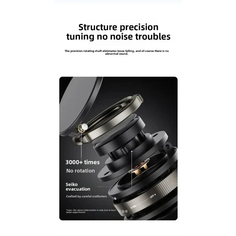 Vacuum Suction Magnetic Phone Mount – Adjustable Swivel Lock Windshield Holder