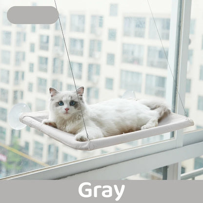 Winter Cat Window Hanging Hammock Bed Suction Cup Space Saving All Seasons Easy Install Pet Bed Cat Climbing Frame