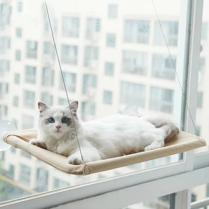 Winter Cat Window Hanging Hammock Bed Suction Cup Space Saving All Seasons Easy Install Pet Bed Cat Climbing Frame