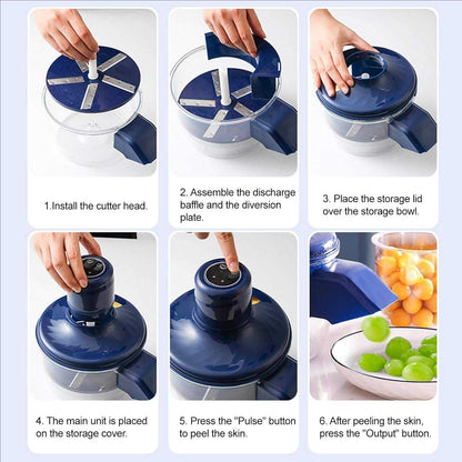 Automatic Electric Fruit and Vegetable Peeler Rechargeable Machine