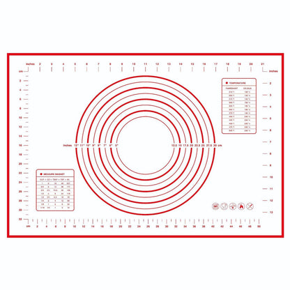 Non-Stick Silicone Baking & Dough Mat – Reusable Kitchen Kneading Mat