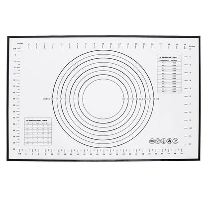 Non-Stick Silicone Baking & Dough Mat – Reusable Kitchen Kneading Mat