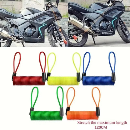 Motorcycle Helmet Lock Cable