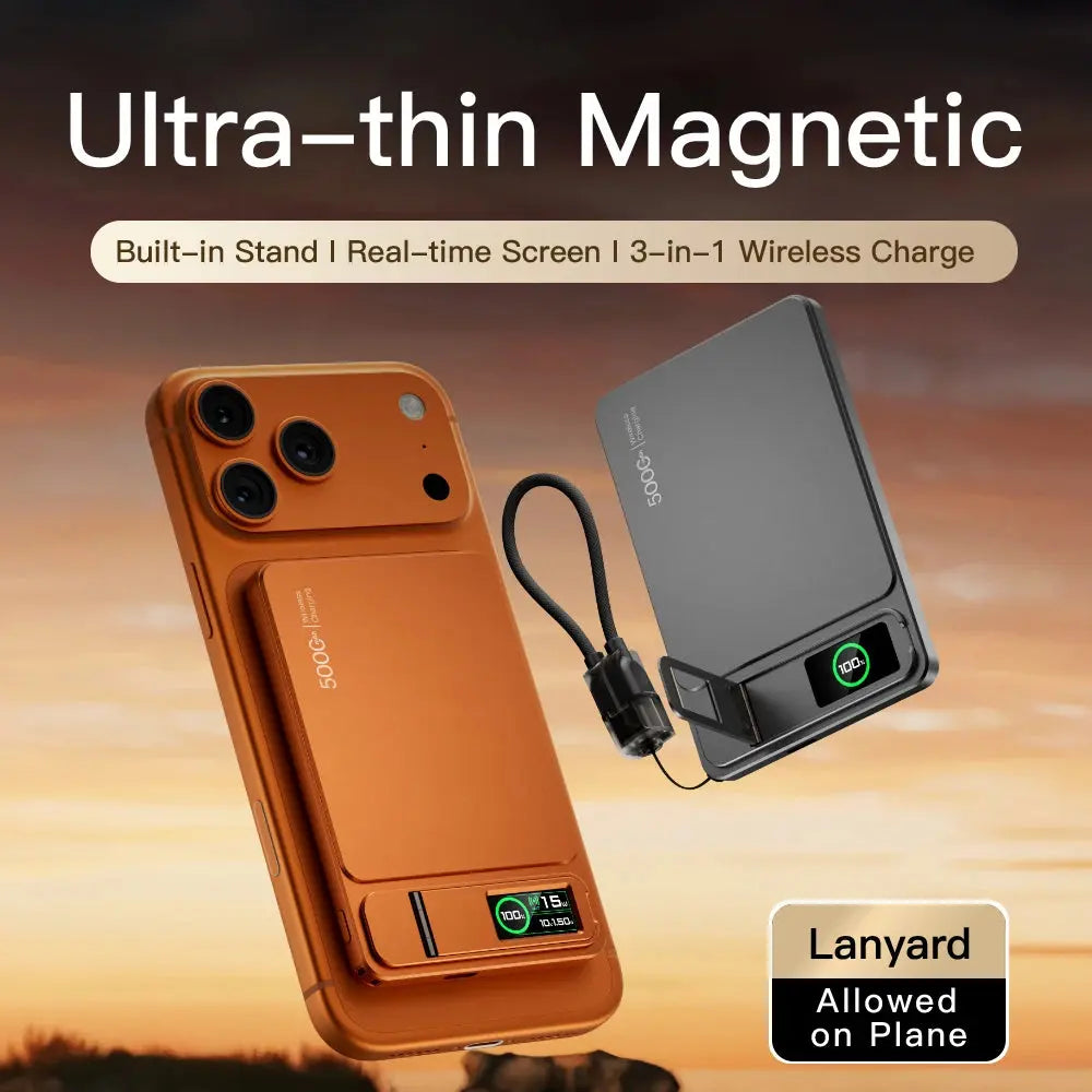 Slim MagSafe Magnetic 20W Portable Charger Battery for iPhone 17 & iWatch
