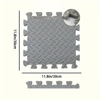 8/16 Pcs Foam Fitness Non Slip Yoga Mat Fitness Floor Tile Protection