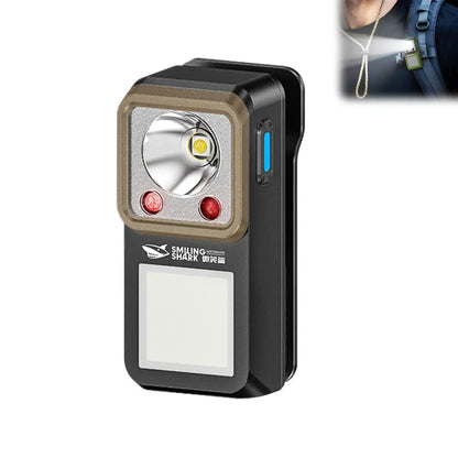 Lampe torche LED magnétique à clipser, éclairage ultra-durable pour l'extérieur, lampe de travail d'urgence, rechargeable, pour le camping et la randonnée