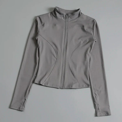 Women Long Sleeve Yoga Jacket for Peak Performance