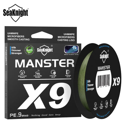 SeaKnight X9 Braided Fishing Line 150M 9-Strand PE Smooth Anti-UV Sea Line