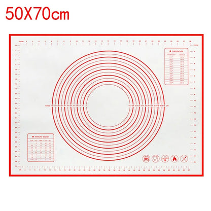 Non-Stick Silicone Baking & Dough Mat – Reusable Kitchen Kneading Mat