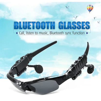Bluetooth Hiking Eyewear Smart Glasses Stereo Listening Wireless Headset UV-Protection Polarized Lenses Sunglasses Headphones