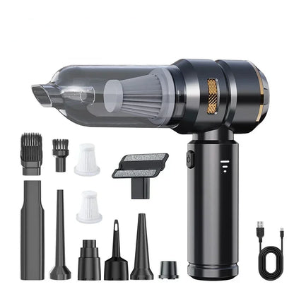 SUITU Wireless Car Vacuum Cleaner – 390000PA Brushless Handheld Mini Vacuum & Air Duster