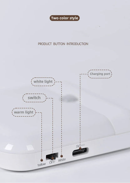 USB Motion Sensor LED Lamp — Bedroom, Kitchen, Stair & Closet Light