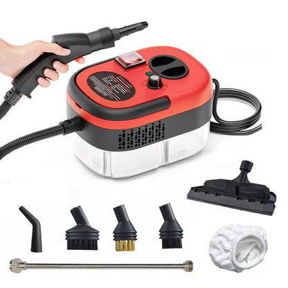 Steamixci 2500W High-Pressure Steam Cleaner – 6-Gear Adjustable Handheld Sanitizer for Home & Car