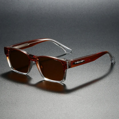 Classic Square Polarized Sunglasses – UV400 Unisex Travel Shades