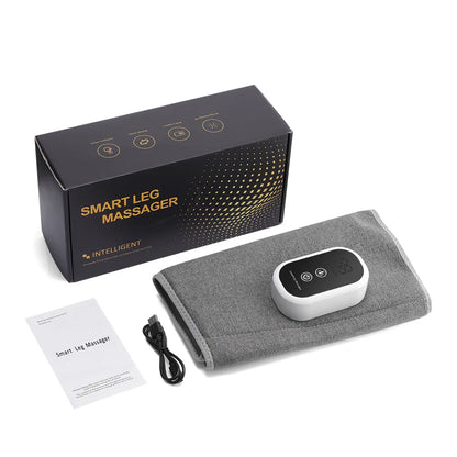 360° Air Pressure Calf Massager Leg Air Pressure Electric Airbag Compresstion Heated Hot Compress Muscle Relax Massage Device