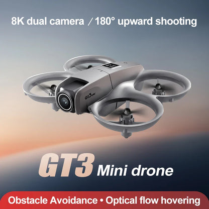 GT3 RC Drone 8K 5G Professional HD Aerial Photography Obstacle Avoidance Remote Control Aircraft Dual Camera Quadcopter Toy