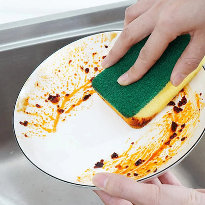Highly absorbent double-sided sponge