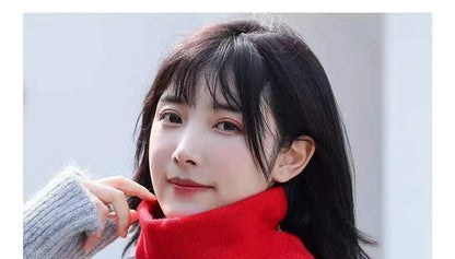 Knitted Neck Warmer Sports Scarf Fashion Soft Women Men Face Cover Winter Skating Running Hiking Scarves Thick Cold-proof Collar