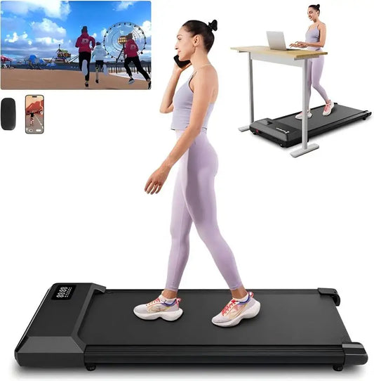 2-in-1 Home/Office 2.5 HP Walking Treadmill