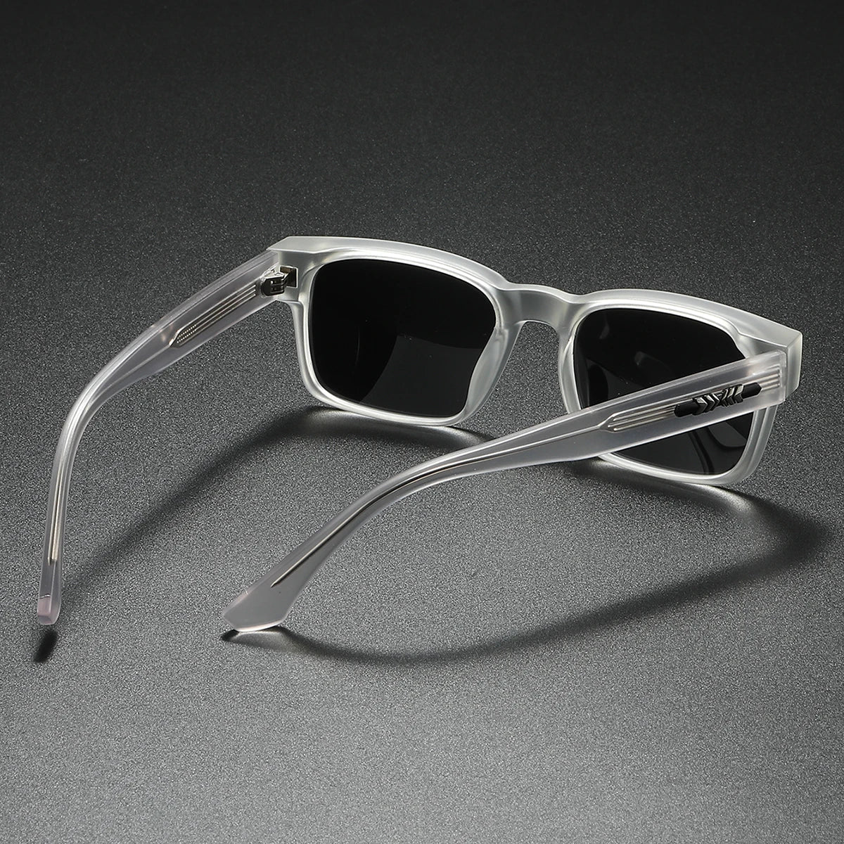 Classic Square Polarized Sunglasses – UV400 Unisex Travel Shades