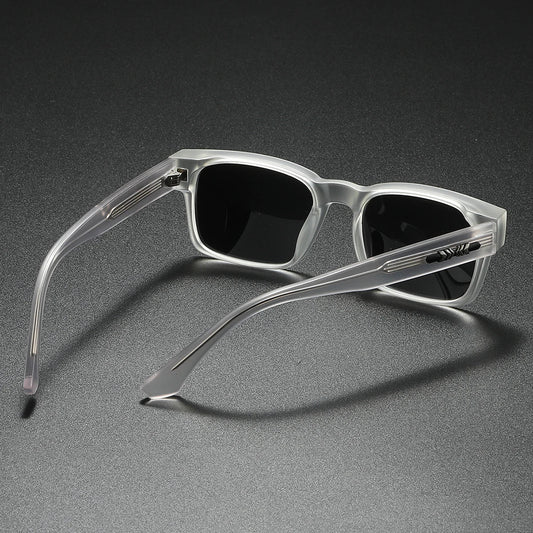 Classic Square Polarized Sunglasses – UV400 Unisex Travel Shades