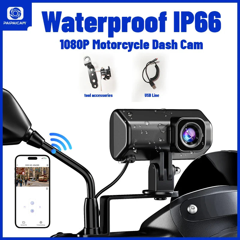 Waterproof Motorcycle Dash Cam