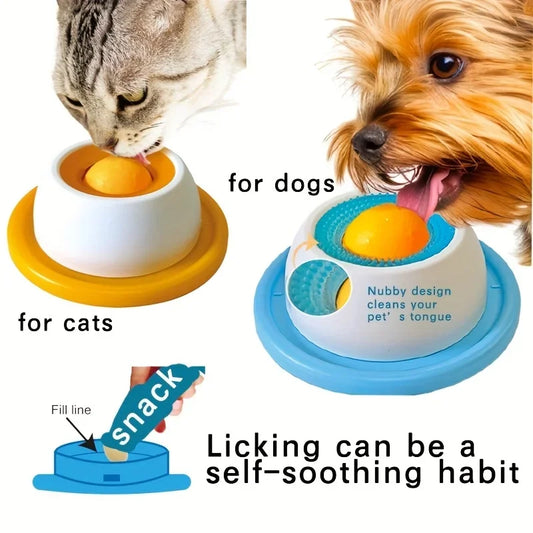 Interactive Dog Lick Toy Slow Feeder Food Dispenser