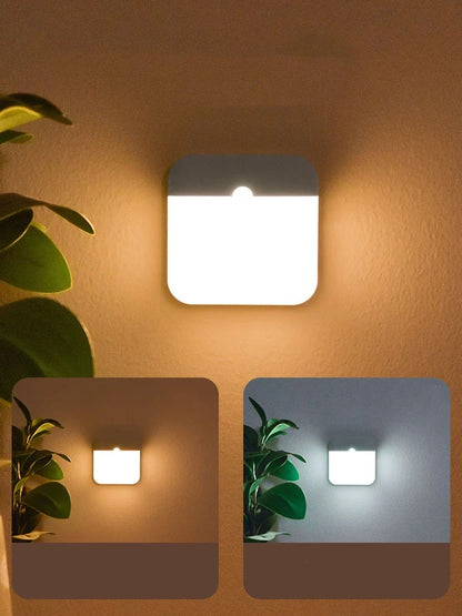 USB Motion Sensor LED Lamp — Bedroom, Kitchen, Stair & Closet Light