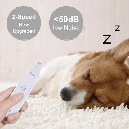 Dog Nail Grinder USB Rechargeable Electric Pet Paws Clipper