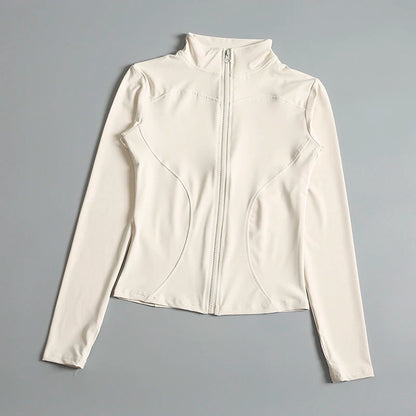 Women Long Sleeve Yoga Jacket for Peak Performance