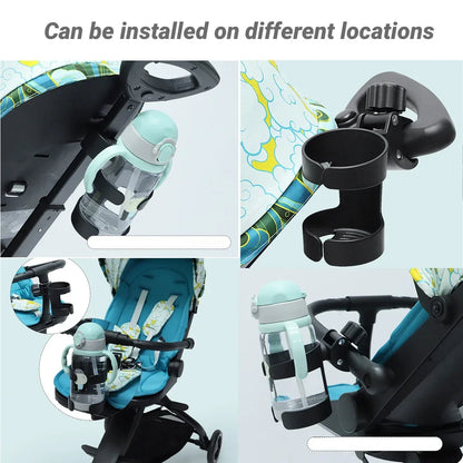 360° Universal Stroller Cup & Bottle Holder