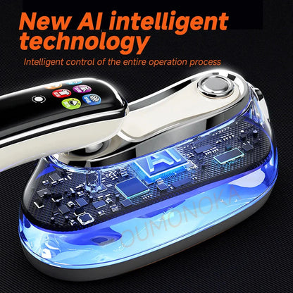 AI Control Handheld Garment Steamer Home Electric Steam Cleaner Portable Foldable Mite Removal Travel Flat Ironing Machine