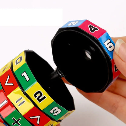 Montessori Math Cube – Counting & Arithmetic Puzzle for Kids