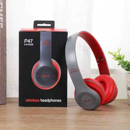 Multifunctional Portable Foldable Headmounted Wireless Bluetooth 5.0 Headset For Bluetooth connection TF Card Wired Connection