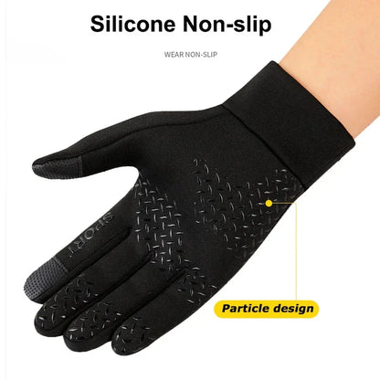 Winter Warm Touch Screen Gloves – Windproof Non-Slip Thermal Cycling & Outdoor Gloves for Men & Women