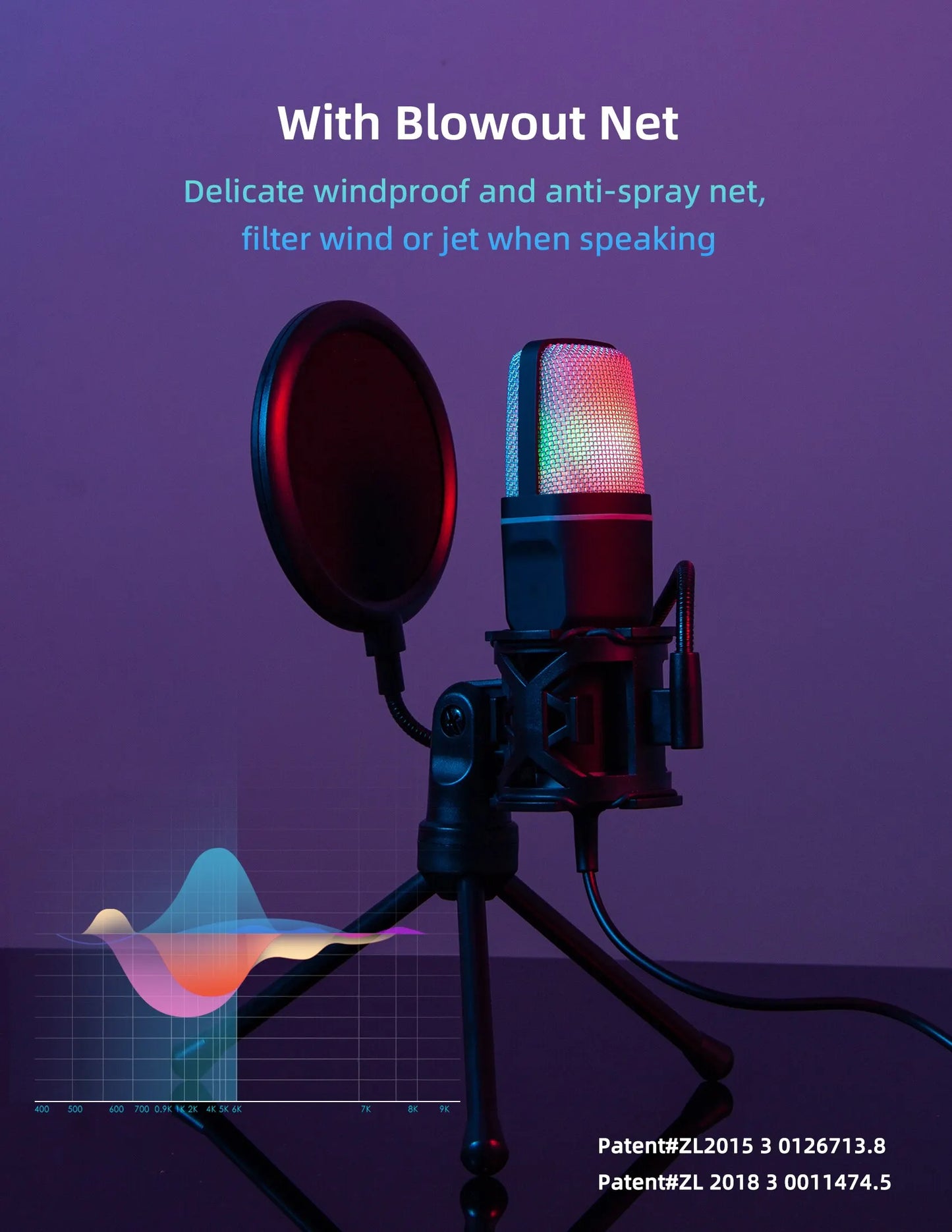 Professional USB Condenser Microphone Kit – Gaming & Podcast Mic for PC/Laptop, Wired Studio Recording Mic for Streaming, Karaoke & Voice Overs.