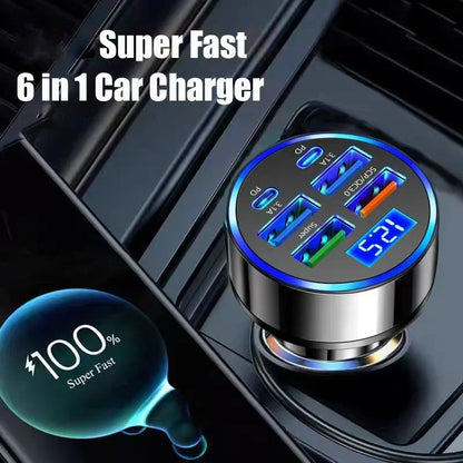 USB C Car Charger 60W PD 3.0 – Dual Port Fast Charging