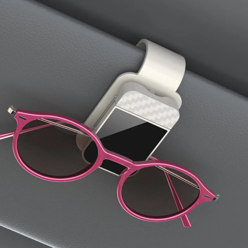 Carbon Fiber Sunglasses Holder Clip