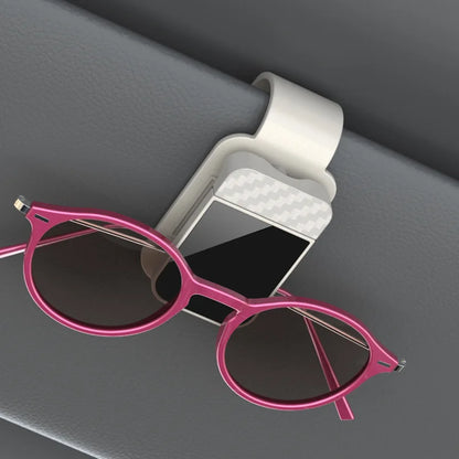 Carbon Fiber Sunglasses Holder Clip