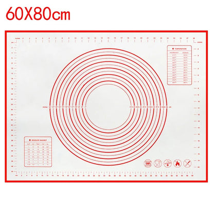 Non-Stick Silicone Baking & Dough Mat – Reusable Kitchen Kneading Mat